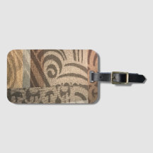 Nashville Carpet Luggage Tag