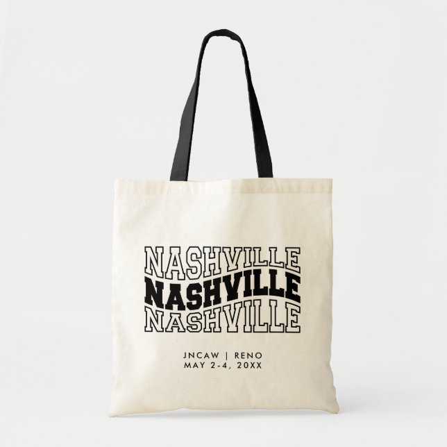 Nashville Conference Welcome Bag Trade Show Tasche (Vorne)
