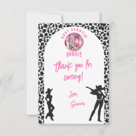 Nashville Cowgirl Disco Rodeo Bachelorette Dankeskarte