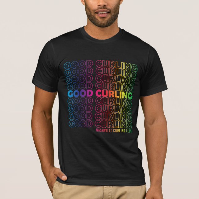 Nashville Curling Club Pride T - Shirt (Vorderseite)