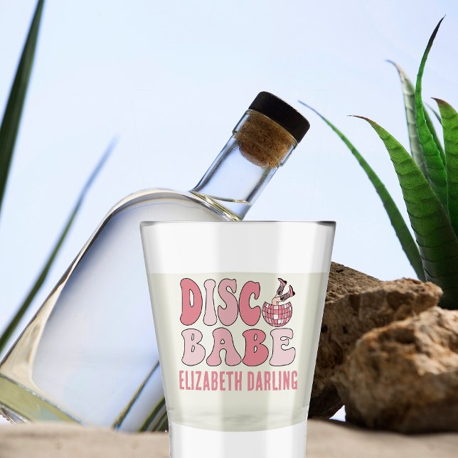 Nashville Disco Bachelorette Custom Bridesmaid Schnapsglas (Von Creator hochgeladen)