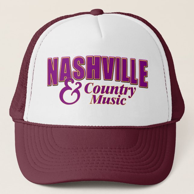 Nashville et casquette de camionneur de musique (Devant)