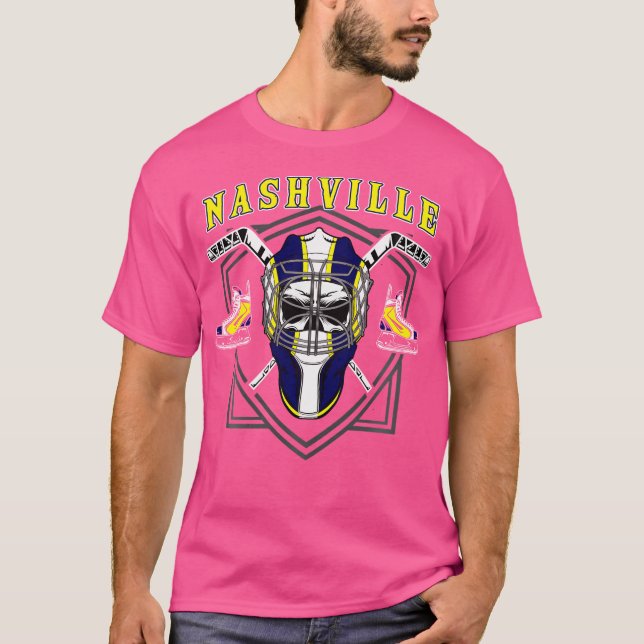 Nashville Hockey Ice Hockey T-Shirt (Vorderseite)