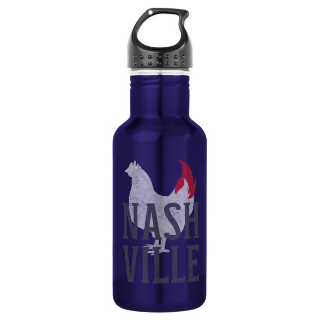 Nashville Hot Chicken Edelstahlflasche (Vorderseite)