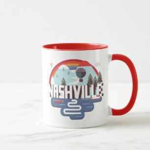 Nashville im Entwurf Tasse