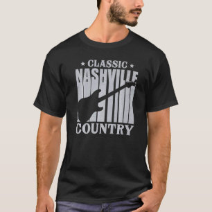 Nashville klassische Country-Musik Tennessee Gitar T-Shirt