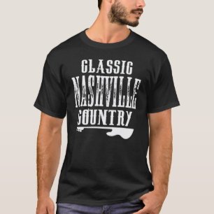 Nashville klassische Country-Musik Tennessee Gitar T-Shirt