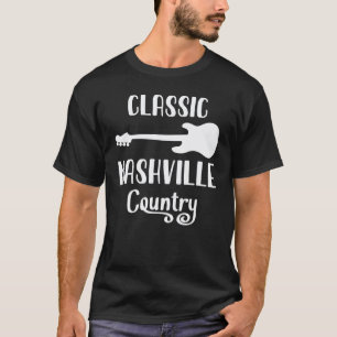 Nashville klassische Country-Musik Tennessee Gitar T-Shirt