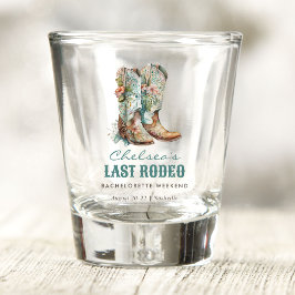 Nashville Last Rodeo Boots Junggeselinnen-Abschied Schnapsglas