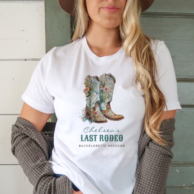 Nashville Last Rodeo Boots Junggeselinnen-Abschied T-Shirt (Von Creator hochgeladen)