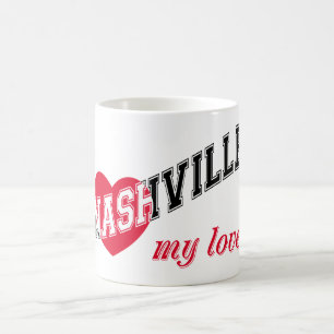 Nashville meine Liebe Kaffeetasse