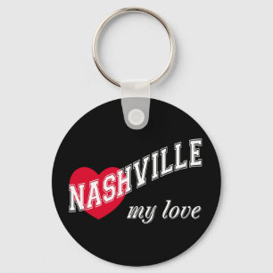 Nashville meine Liebe Schlüsselanhänger
