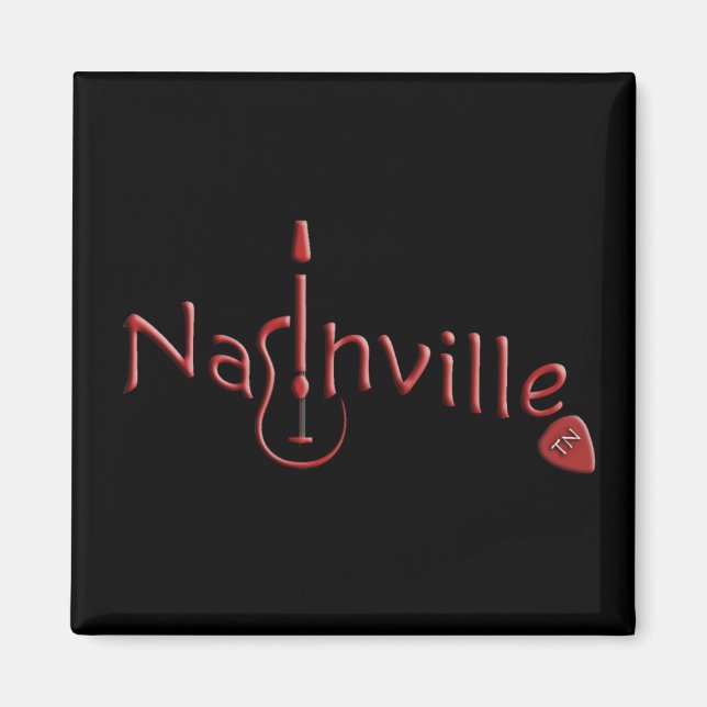NASHVILLE MIT PICK MAGNET (Vorne)