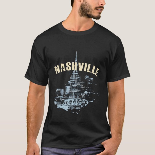 Nashville Music City Design T - Shirt (Vorderseite)