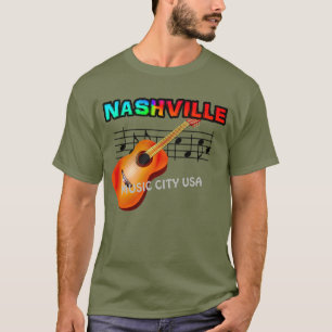 Nashville Music City — Men's T - Shirt