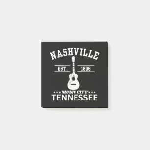 Nashville Music City Tennessee Post-it Klebezettel