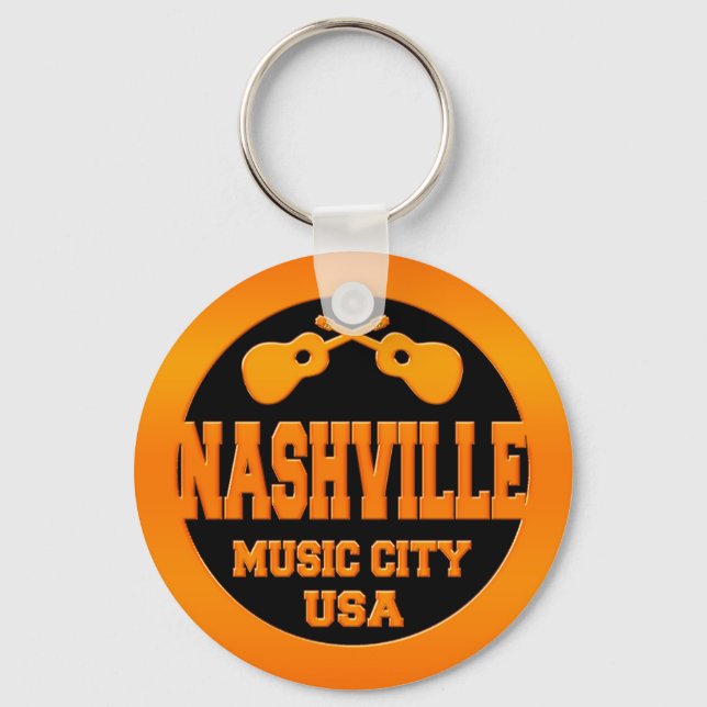 Nashville Music City USA Schlüsselanhänger (Vorderseite)