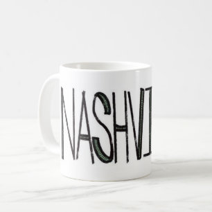 Nashville-Musik-Stadt-Logo-Tasse Kaffeetasse