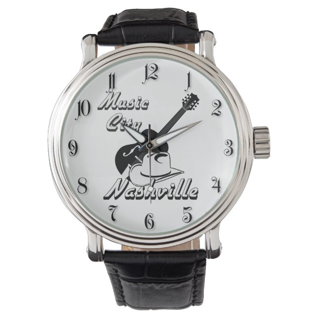 Nashville. Musikstadt Armbanduhr (Vorderseite)