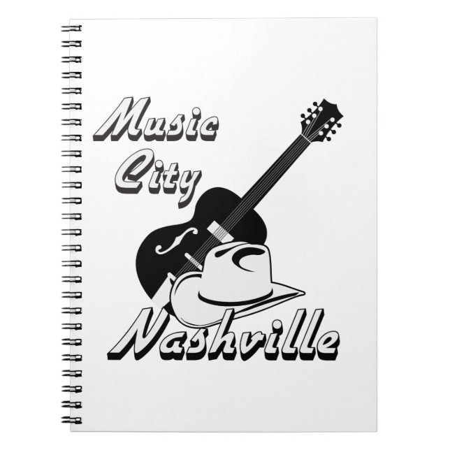 Nashville. Musikstadt Notizblock (Vorderseite)