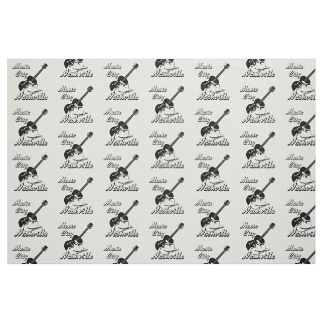 Nashville. Musikstadt Stoff (Fat Quarter (45,7 x 55,9 cm))