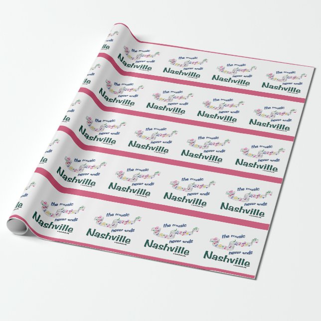 Nashville Notes Geschenkpapier (Ungerollt)