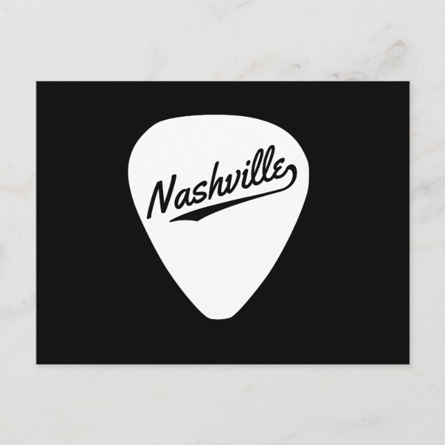 Nashville-Plektrum Postkarte (Vorderseite)