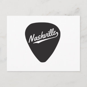 Nashville Plektrum Postkarte