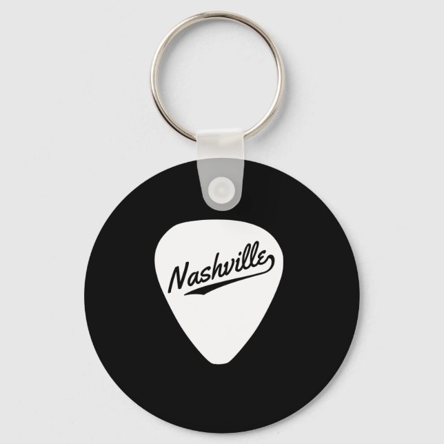 Nashville Plektrum Schlüsselanhänger (Vorderseite)