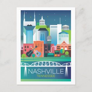 Nashville Postcard Postkarte