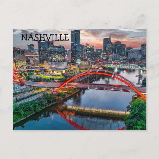 NASHVILLE POSTCARD POSTKARTE (Vorderseite)