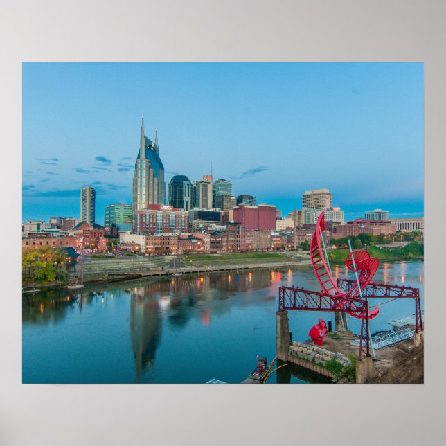 Nashville Riverfront Poster (Vorne)