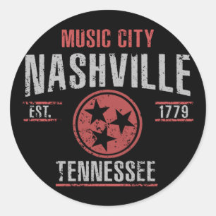 Nashville Runder Aufkleber