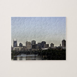 Nashville-Skyline-Aquarell-Puzzlespiel