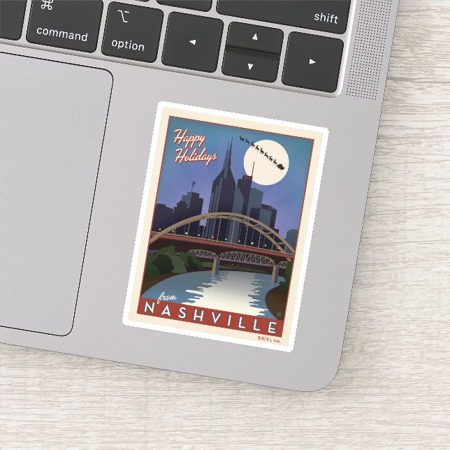 Nashville Skyline Aufkleber (Detail)