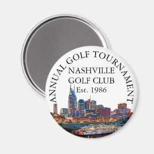 Nashville Skyline Golf Club Turnier Anpassung Magnet