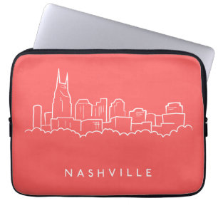Nashville-Skyline Laptopschutzhülle