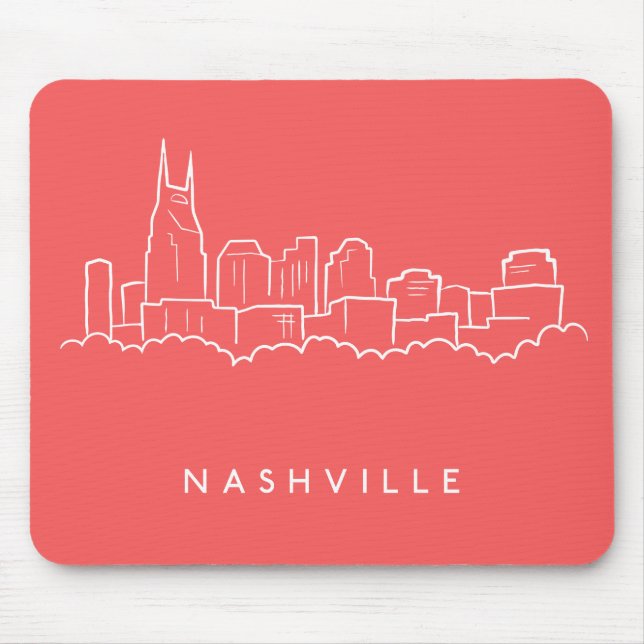 Nashville-Skyline Mousepad (Vorne)