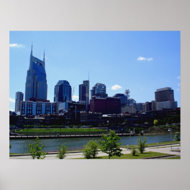 Nashville Skyline - Nashville, Tennessee Poster (Vorne)