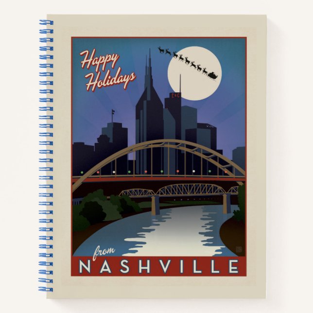 Nashville Skyline Notizbuch (Vorderseite)