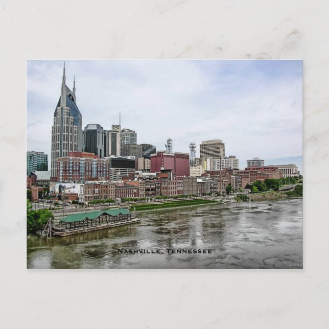 Nashville Skyline Postcard Postkarte (Vorderseite)