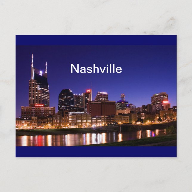 Nashville Skyline Postkarte (Vorderseite)