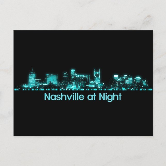 Nashville Skyline Postkarte (Vorderseite)