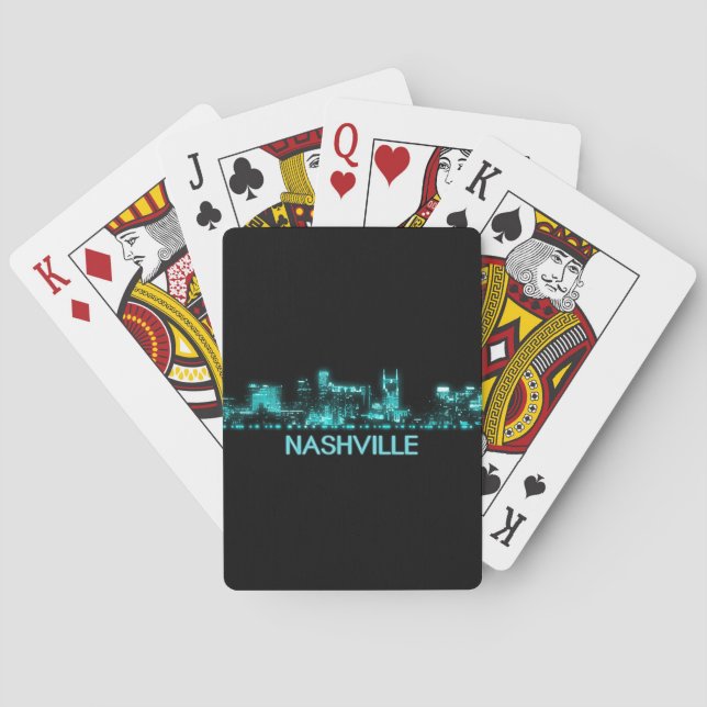 Nashville-Skyline Spielkarten (Rückseite)