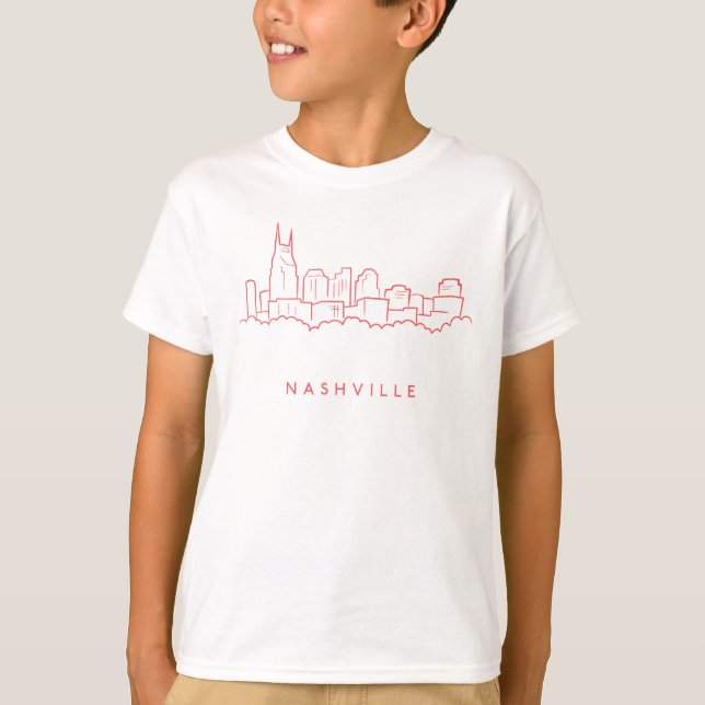 Nashville-Skyline T-Shirt (Vorderseite)
