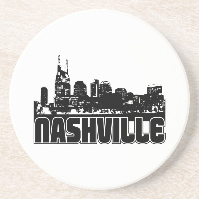 Nashville-Skyline Untersetzer (Vorne)