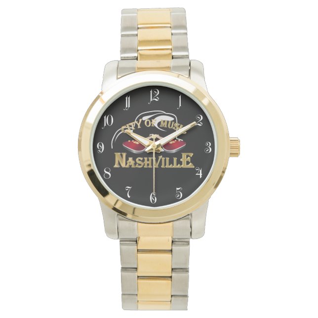Nashville. Stadt der Musik Armbanduhr (Vorderseite)