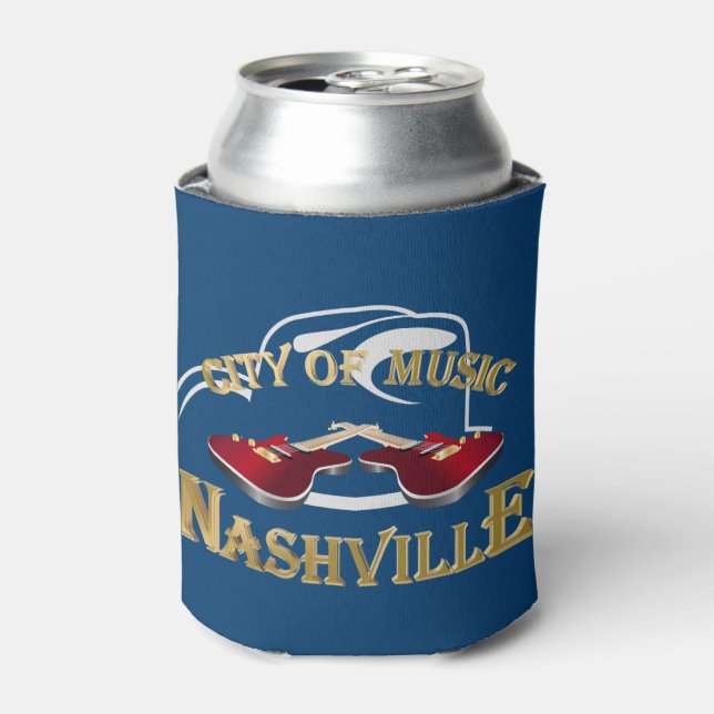 Nashville. Stadt der Musik Dosenkühler (Kanne Vorderseite)
