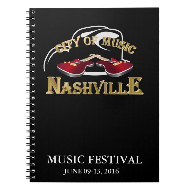 Nashville. Stadt der Musik Notizblock (Vorderseite)