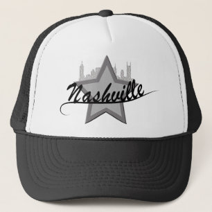 Nashville-Stern-Fernlastfahrer-Hut Truckerkappe